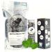 90 Charcoal Mint Toothpaste Tablets - Eco-Friendly Refill Glass Tube Nano Hydroxyapatite Fluoride-Free Vegan - Perfect for Travel & Home Office - Buy Online on GoSupps.com