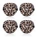 4pcs Eye Patches for Adults Soft 3D Adjustable Lazy Eye Patches Leopard Printed Eye Patches for Left & Right Eye for Improving Weak Vision Strabismus Surgery Recovery Period