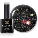 Bluesky Glitter No Wipe Top Coat GTC08 10ml | Confetti Cannon | UV LED Lamp Cure - Buy Online on GoSupps.com