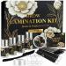 Brow Lamination Kit DIY Eyebrow Lamination Kit for Salon-Quality Results at Home Instant Brow Lift for Fuller Thicker More Beautiful Brows Easy to Use for Professionals & Beginners Gold