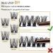 72pcs D Curl Individual Cluster Lashes | Natural Soft Fluffy DIY Lash Extensions | B&Q Cluster Lashes (D-12mm B46) - Buy Online on GoSupps.com