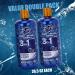Men's 3-in-1 Body Wash Shampoo Conditioner Combo - Shower Gel for Body, Hair & Face - Paraben & Sulfate Free - 2 Pack - Buy Online on GoSupps.com