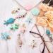12-Piece Shell Pearl Starfish Hair Clip Set - Resin Alligator Hair Clips for Girls & Women - Buy Online on GoSupps.com