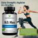 N.O. Max Nitric Oxide Supplement - Boost Performance with L-Arginine Citrulline Malate & Beta Alanine - 60 Capsules - Buy Online on GoSupps.com