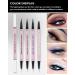 Black Liquid Eyeliner with Eye Makeup Remover Eraser Dual-Ended Pen Waterproof Smudge Proof Long Lasting Quick Drying Eye Liner Ultra-Fine Brush Head Colored Eyeliner Pencil Easy for Beginners-01 01 Black - Buy Online on GoSupps.com
