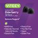 Sambucus Black Elderberry Gummies 3-in-1 Immune Booster with Zinc & Vitamin C - 120 Berry Flavored Gummies - Plant Based Pectin Dietary Supplement for Adults, Teens & Kids - Buy Online on GoSupps.com
