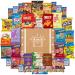 Snack Chest Gift Assortment Sampler (40 Count) Includes Mixed Chips and Snacks for Office Military College Meetings Schools Friends & Family