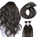 Moresoo real hair Extensions Bondings Silver 60 cm I Tip Hair Extensions Natural Black to #silber Ombre Extensions Bondings Seidig smooth for thin hair 50s/40g 60 cm 3.i-tip ## 1b/silver/1b