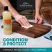Natural Wood Conditioner for Cutting Boards - Food Grade Orange & Lemon Oil Blend - 16 oz - Buy Online on GoSupps.com