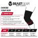 Beast Gear Sleeves - Premium 5mm Neoprene Compression Knee Bandages for Weightlifting CrossFit & Run - XL Support & Protection - Buy Online on GoSupps.com