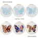 Anidaroel Butterfly Flower Embroidery Starter Kit - 3 Sets | Cross Stitch for Beginners | Includes Fabric, Hoop, Threads & Needles - Buy Online on GoSupps.com