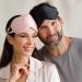 Fishers Finery 25 Momme Mulberry Silk Sleep Mask | Prevents Wrinkles | Travel Mask - Black | 1 Count - Buy Online on GoSupps.com