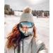 Meeyeet Oversized Polarized Full Face Shield Sunglasses with Detachable Nose Pads - Multi-Color Visor Cover for Outdoor (C) - Buy Online on GoSupps.com