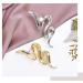 2 Pack Lolalet Metal Hair Claw Clips - Large Gold & Silver Charms for Women and Girls with Thick, Long Hair - Strong Hold, Nonslip Clamps - Trendy & Elegant Style A - Buy Online on GoSupps.com