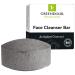 Greenendoor solid facial cleaning with activated carbon for pimples 57g for impure skin combination skin greasy skin soap -free plastic -free with caring aloe vera