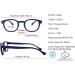 Joseph Trifocal Blue Light Blocking Reading Glasses 1.0x for Men and Women - Buy Online on GoSupps.com