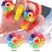 KWOLYKIM Sunflower Charms - 30 Resin Rainbow Flower Nail Charms for DIY Crafts & Decor - Buy Online on GoSupps.com