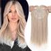 S-Noilite Hair Topper for Thinning Hair 18 inch Hair Toppers for Women Big Base Topper for Hair Loss Hair Extensions Wigs for Women Clip in Hair Fringe Hair Pieces for Women 27MT60/60A