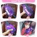 Unicorn Castle Seatbelt Pillow - Kids Car Seat Head Support & Strap Cover - Deep Purple - Buy Online on GoSupps.com