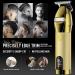 Men's Hair Trimmer Kit - Cordless Professional Clippers with LED Display, Waterproof & Rechargeable - Gold - Buy Online on GoSupps.com