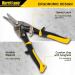 HURRICANE 10 Inch Aviation Tin Snips Heavy Duty Metal Cutter Shears for Cutting Sheet Metal Straight Cut Chrome Vanadium Steel 10 Inch Regular Straight Cut - Buy Online on GoSupps.com