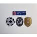 2018 UEFA Champions League Real Madrid Set Soccer Patch 13 Trophy Respect Bale Benzema Hazard