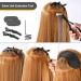 Gomake Tape in Hair Extension Tools Kit - Stainless Steel Sealing Clamp Plier, Tape Remover Scraper, Hair Clips & Styling Tools | For Human Hair Extensions - Black - Buy Online on GoSupps.com