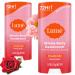 Lume Whole Body Deodorant - Smooth Solid Stick - 72 Hour Odor Control - Aluminum Free Baking Soda Free and Skin Safe - 2.6 Ounce (Pack of 2) (Peony Rose) Peony Rose 2.6 Ounce (Pack of 2)