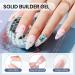 Solid Builder Gel for Nails - 3D Clear Nail Art Gel for DIY Nail Extension & Decoration - Non-Stick 14g (0.49fl oz - Buy Online on GoSupps.com