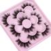 Wiwoseo 17MM Faux Mink False Eyelashes - Natural Wispy Fluffy Manga & Cosplay Lashes (5 Pairs) - Buy Online on GoSupps.com