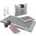 Ab products Akupressurmatte set with fascia ball & e -book - handmade in EU - Large acupuncture mat with pillow - relaxation for the body - per sale A tree is planted (gray)