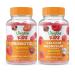 Lifeable Probiotic 2 Billion CFU Kids + Calcium Magnesium Kids Gummies Bundle - Great Tasting Vitamin Supplement Gluten Free GMO Free Chewable Gummy
