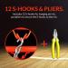 Basketball Net Heavy Duty Metal Chain Replacement with 12 S-Hooks and Set of Pliers to Tighten Hooks | Rustproof Galvanized Iron 21-Inch (53 cm) Net (2.5) 2.5mm Replacement Chain - Buy Online on GoSupps.com