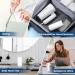 Portable Cordless Water Flosser with 5 Jet Tips - Rechargeable Dental Irrigator for Travel & Home - Mini White - Buy Online on GoSupps.com