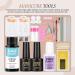 PEACECOLOR Acrylic Nail Kit with Nail Lamp - 3 Colors Powder, 12 Glitter Powders, Acrylic Liquid, Nail Brush, Tips & More - Beginner Kit for Nail Extensions - Buy Online on GoSupps.com