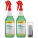 AmazonCommercial Dissolvable Odor Eliminator Kit | 2 Sprayer Bottles & 12 Refill Pacs - Buy Online on GoSupps.com