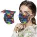 Disposable Face Shield 10/50/100 Pack Face Mouth Cover 3 Ply Protectors with Elastic Ear Loops Breathable Non-woven 10pcs-e One Size - Buy Online on GoSupps.com