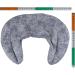 Shop Neck Horns with Stand-Up Collar | Grape Bundle Pillow & Nude Heat Cushion | Comfortable Neck Warmer in Used Look Gray-Blue - Buy Online on GoSupps.com