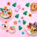 Buy Catelves 80 Pieces Edible Cake Decorations - Tropical Flowers for Wedding & Hawaii Jungle Theme - Buy Online on GoSupps.com