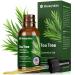 Honeyskin 100% Pure and Natural Tea Tree Oil - Hair Growth Oil and Scalp treatment - Tea tree essential oil for Face hair and skin - Aromatherapy essential oil diffuser 1fl.oz (29ml)