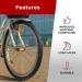 Fincci 26x2.125 Inch Slick Foldable Bike Tires - Pack of 2 | Road Hybrid Street Bicycle Tire Set - Buy Online on GoSupps.com