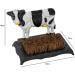 Woodside Outdoor Garden Novelty Boot Brush Cast Iron Cow Shoe/Welly/Trainer Mud & Dirt Scraper - Buy Online on GoSupps.com