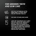 PRESIDENT Smokers Toothbrush - 9 MIL (Black/Black) | Best for Smokers & Stubborn Stains - International Shipping Available - Buy Online on GoSupps.com
