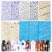 10 Sheets 1400+pcs 3D Christmas Nail Art Stickers Decals Self Adhesive for Women Girls Snowflake Elk Christmas Stockings Snowman Bell Merry Christmas Nail Decorations 5 Colors 10 Sheets