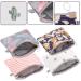 Healvian 4PCS Sanitary Napkin Storage Bags - Menstrual Pad Zipper Pouch for Women & Girls - Buy Online on GoSupps.com