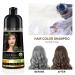 Herbishh 3-in-1 Hair Color Shampoo for Gray Hair - Magic Dye, Long-Lasting Results - 500ml (Dark Brown) | Ammonia-Free Formula by Herbishh - Buy Online on GoSupps.com