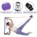 Portable Pilates Bar Exercise Kit with 3 Stackable Resistance Bands - Home Gym Equipment for Body Toning | Fitness Video Included (Purple) - Buy Online on GoSupps.com