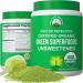 Peak Performance Unsweetened Organic Greens Superfood Powder. Super Greens Powder with 25+ Organic Ingredients for Max Energy and Athletic Performance. Vegan Keto Green Juice Daily Drink Unsweetened Greens