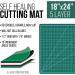 US Art Supply 18x24 Green/Black Self Healing Cutting Mat - Durable Non-Slip Design for Scrapbooking, Quilting, Sewing & Crafts - Buy Online on GoSupps.com