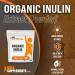 Bulksupplements Organic Agave Inulin Powder - 1kg - Vegan & Gluten Free - Buy Online on GoSupps.com